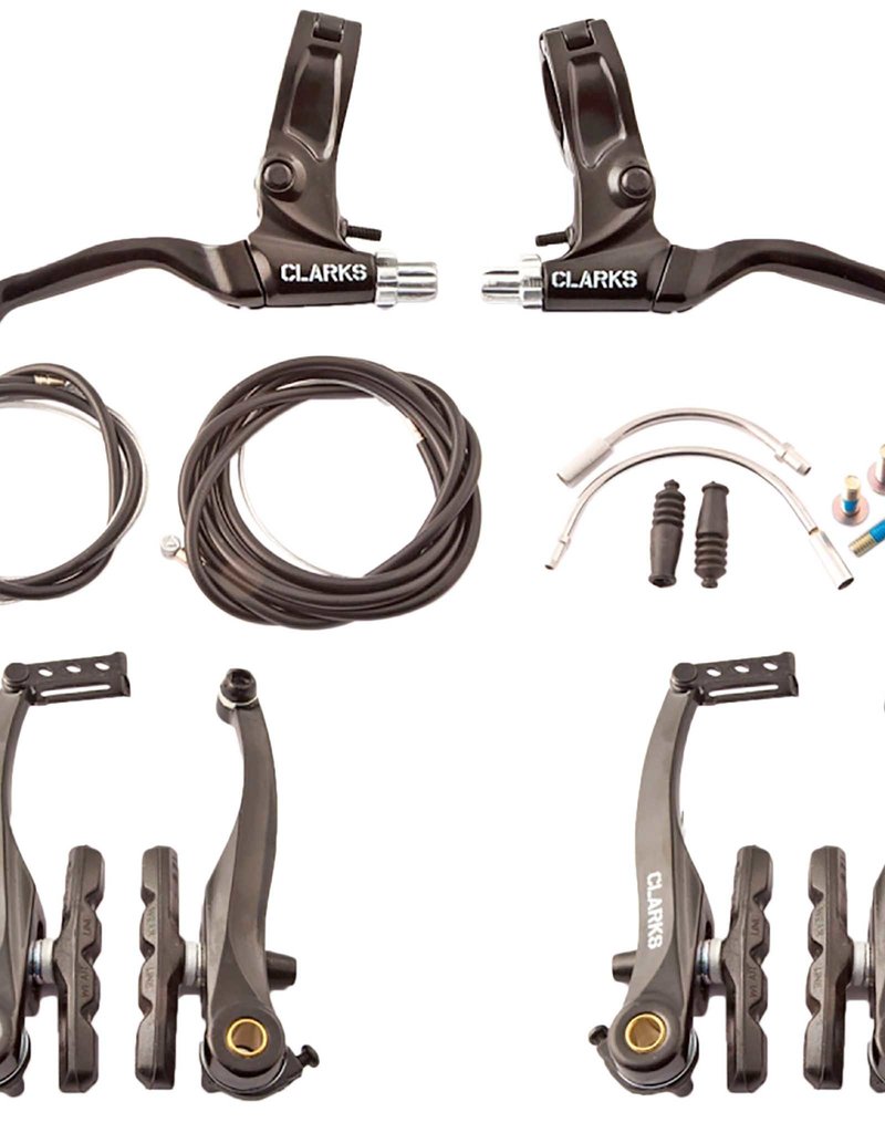 Clarks Linear Caliper and Lever Set, Black