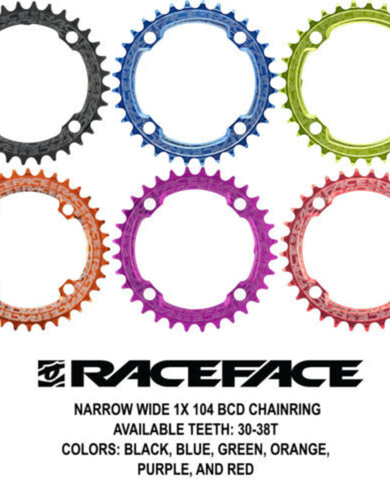 RaceFace RaceFace Narrow Wide Chainring: 104mm BCD