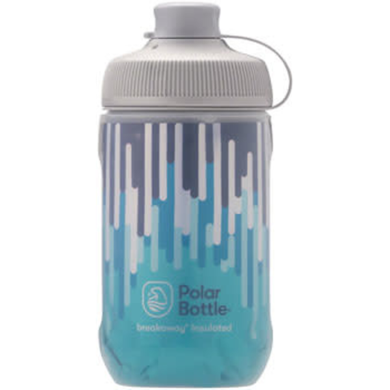 Polar Bottles Polar Bottles Breakaway Muck Insulated Zipper Water Bottle - 12oz Blue/Turq