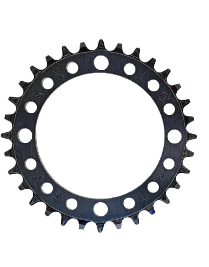 Knight Bike Co. Ruf-Tooth Narrow Wide Chainring, 4-Hole, 104BCD