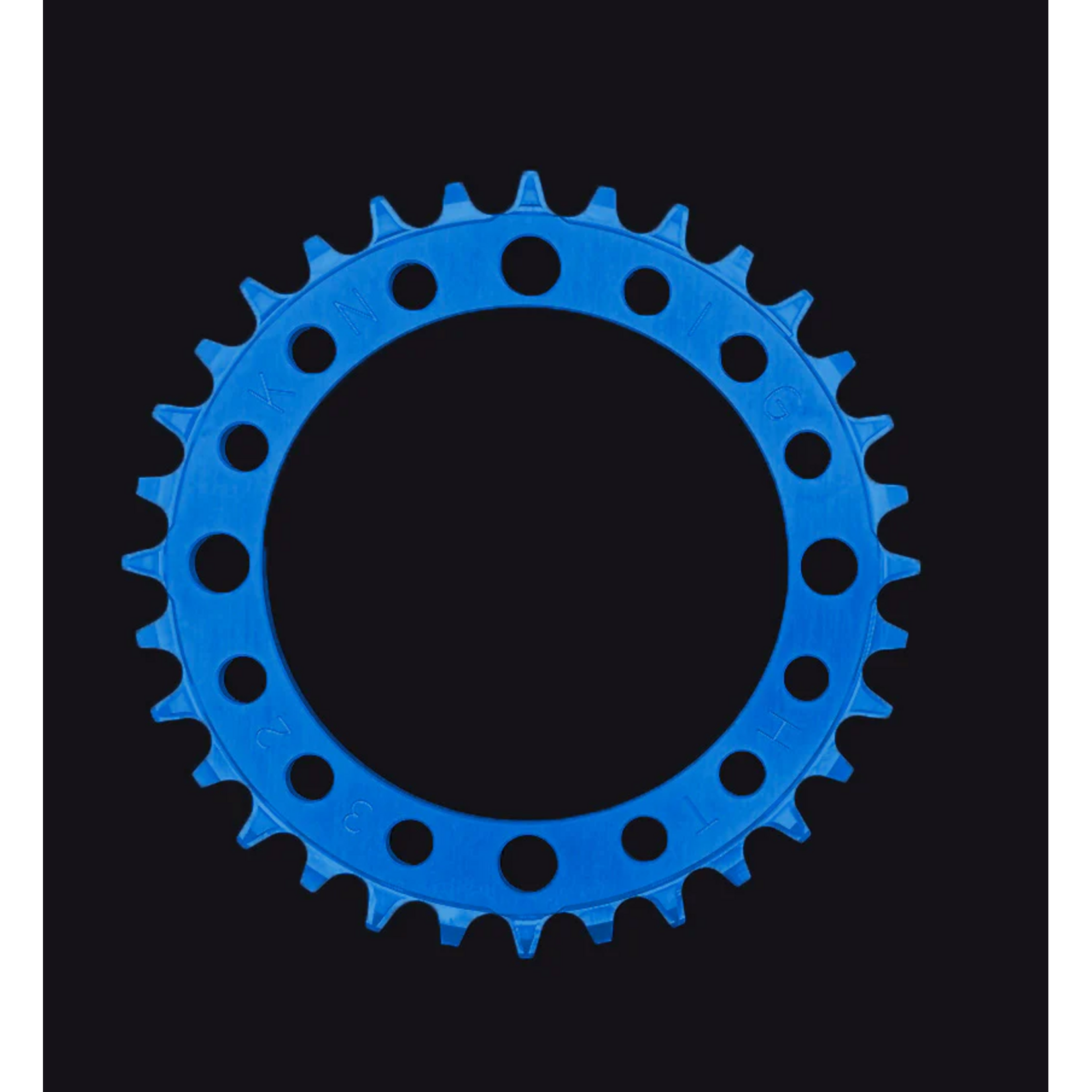 Knight Bike Co. Ruf-Tooth Narrow Wide Chainring, 4-Hole, 104BCD