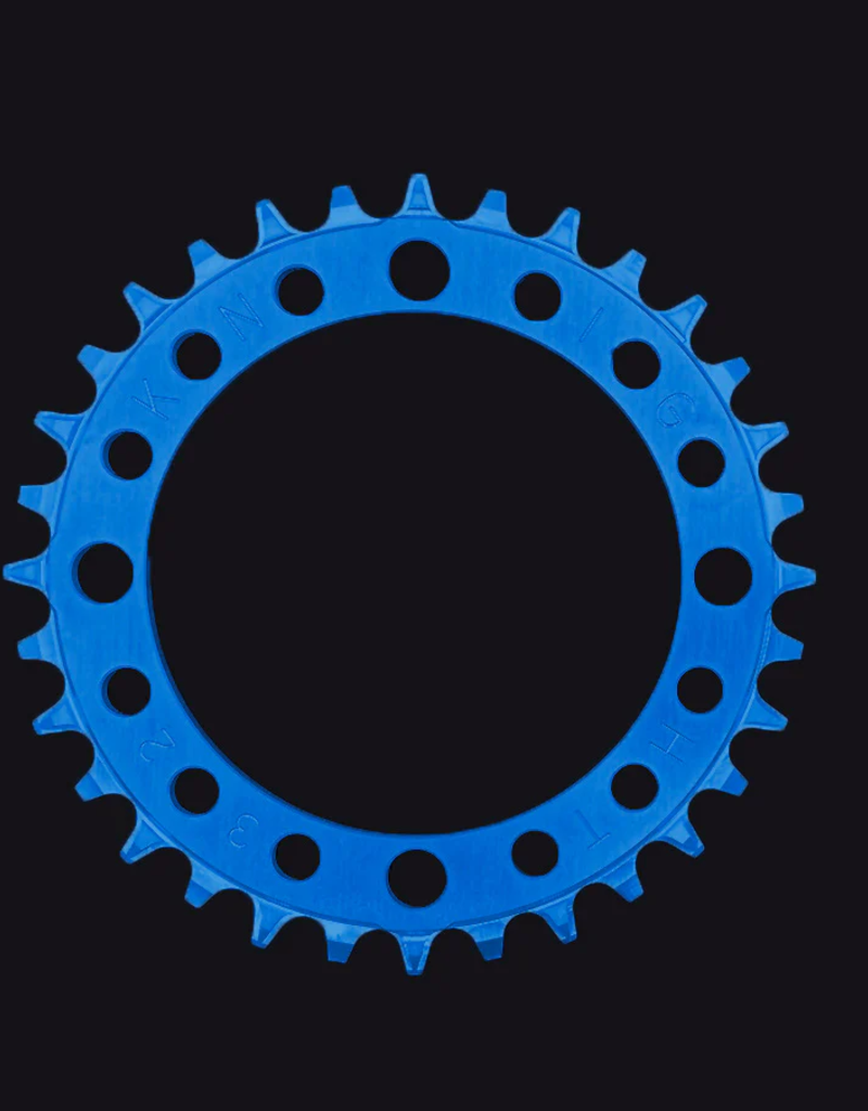 Knight Bike Co. Ruf-Tooth Narrow Wide Chainring, 4-Hole, 104BCD