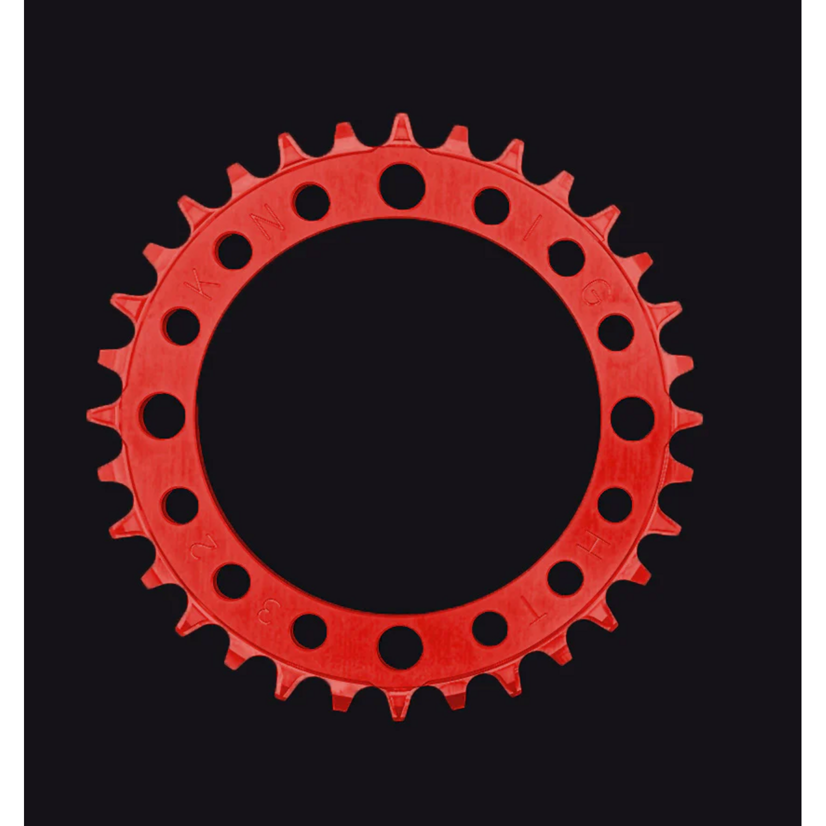 Knight Bike Co. Ruf-Tooth Narrow Wide Chainring, 4-Hole, 104BCD