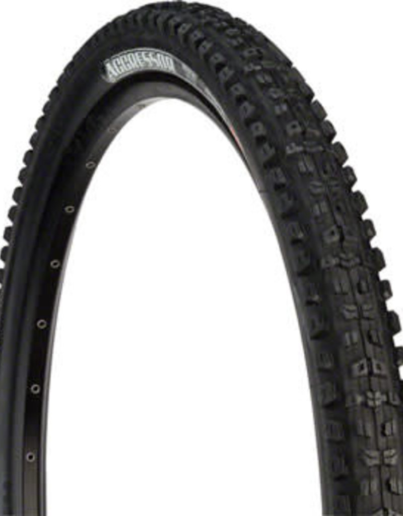 Maxxis 27.5x2.5 Maxxis Aggressor Tire, Tubeless Folding Black Dual EXO Wide Trail