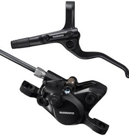 Shimano BR-MT200 Brake and BL-MT201 Lever, Front, Hydraulic, 2-Piston, Post Mount, Black