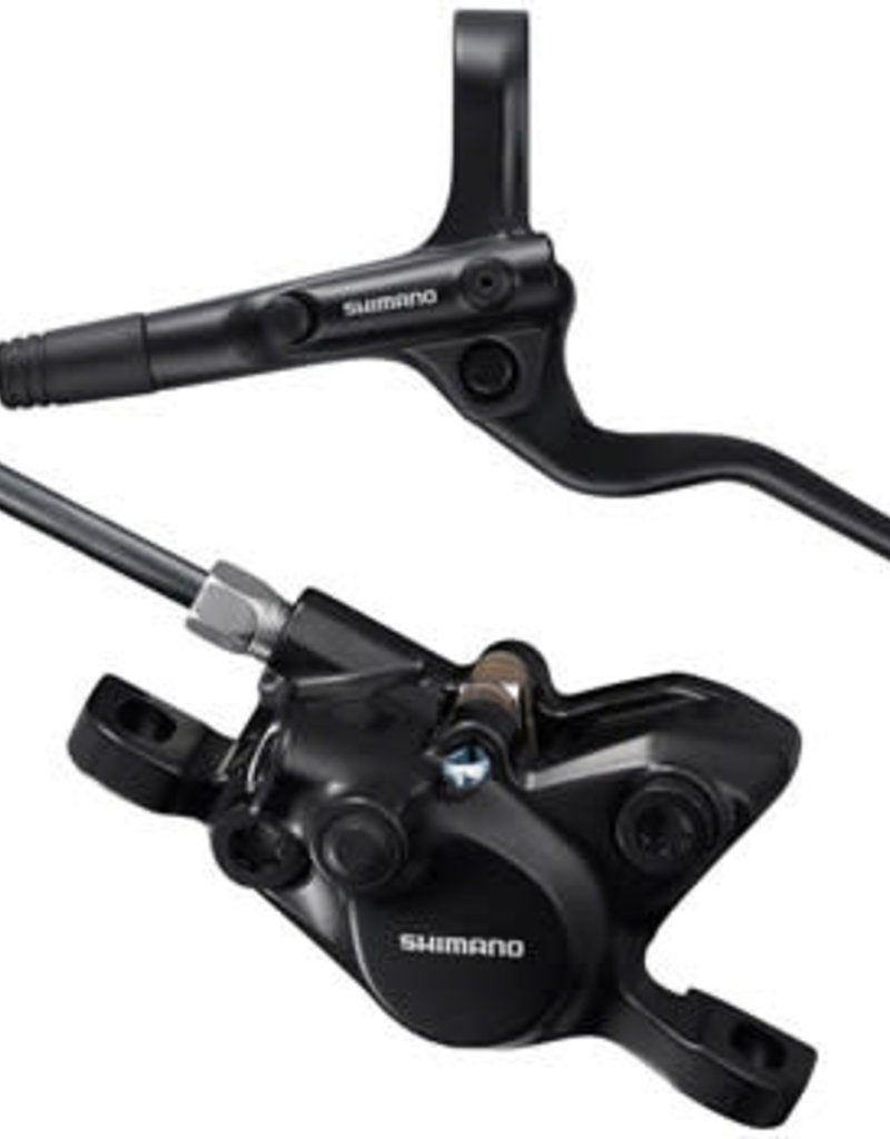 Shimano BR-MT200 Brake and BL-MT201 Lever, Front, Hydraulic, 2-Piston, Post Mount, Black
