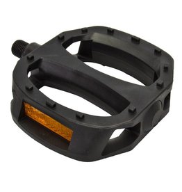 Sunlite Nylon Platform Pedals 1/2in Strap Compatible Black