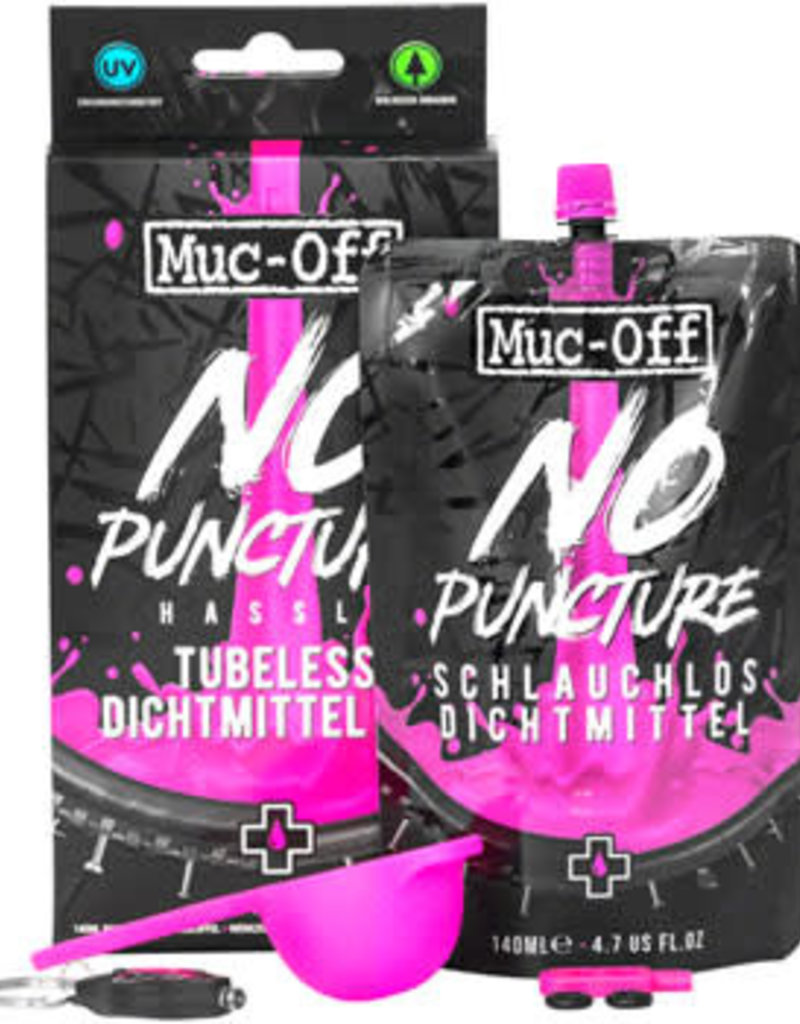 Muc-Off Muc-Off No Puncture Hassle Tubeless Tire Sealant - 140ml Kit