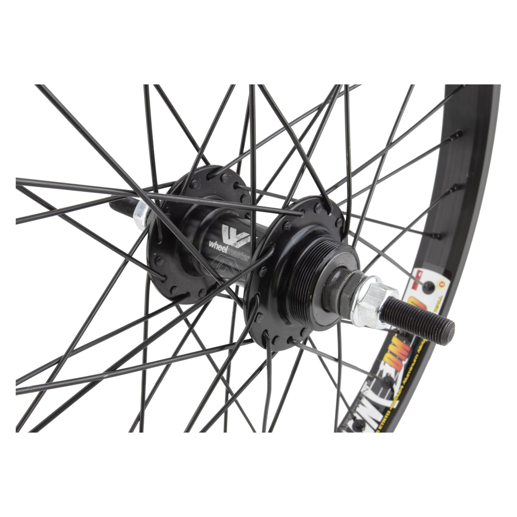 20x1.75 (406x24) Weinmann DM30, 36h Alloy, Freewheel, 3/8", 110mm, 14g, Black