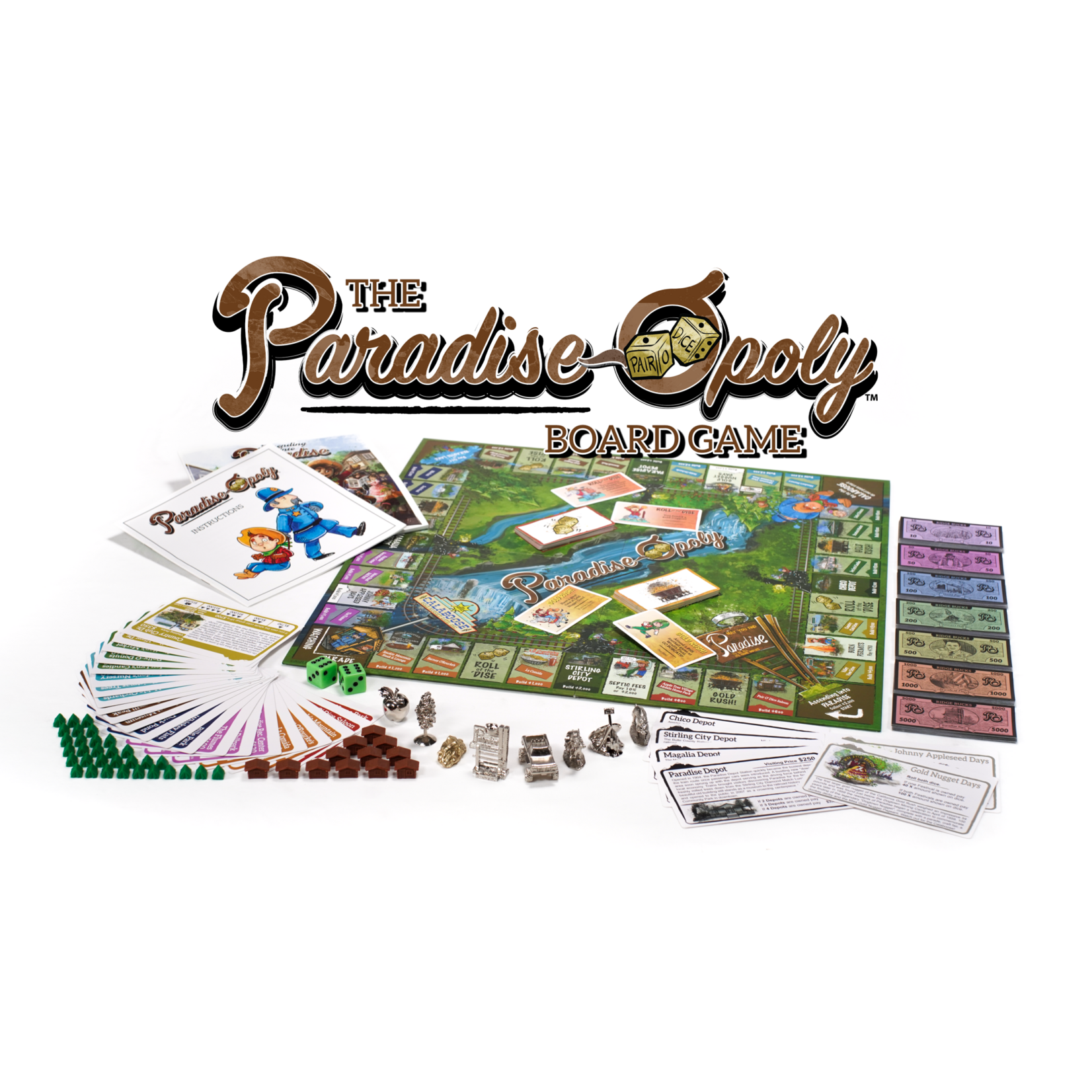 Paradise Bikes Paradise-Opoly (Paradise Monopoly) Board Game