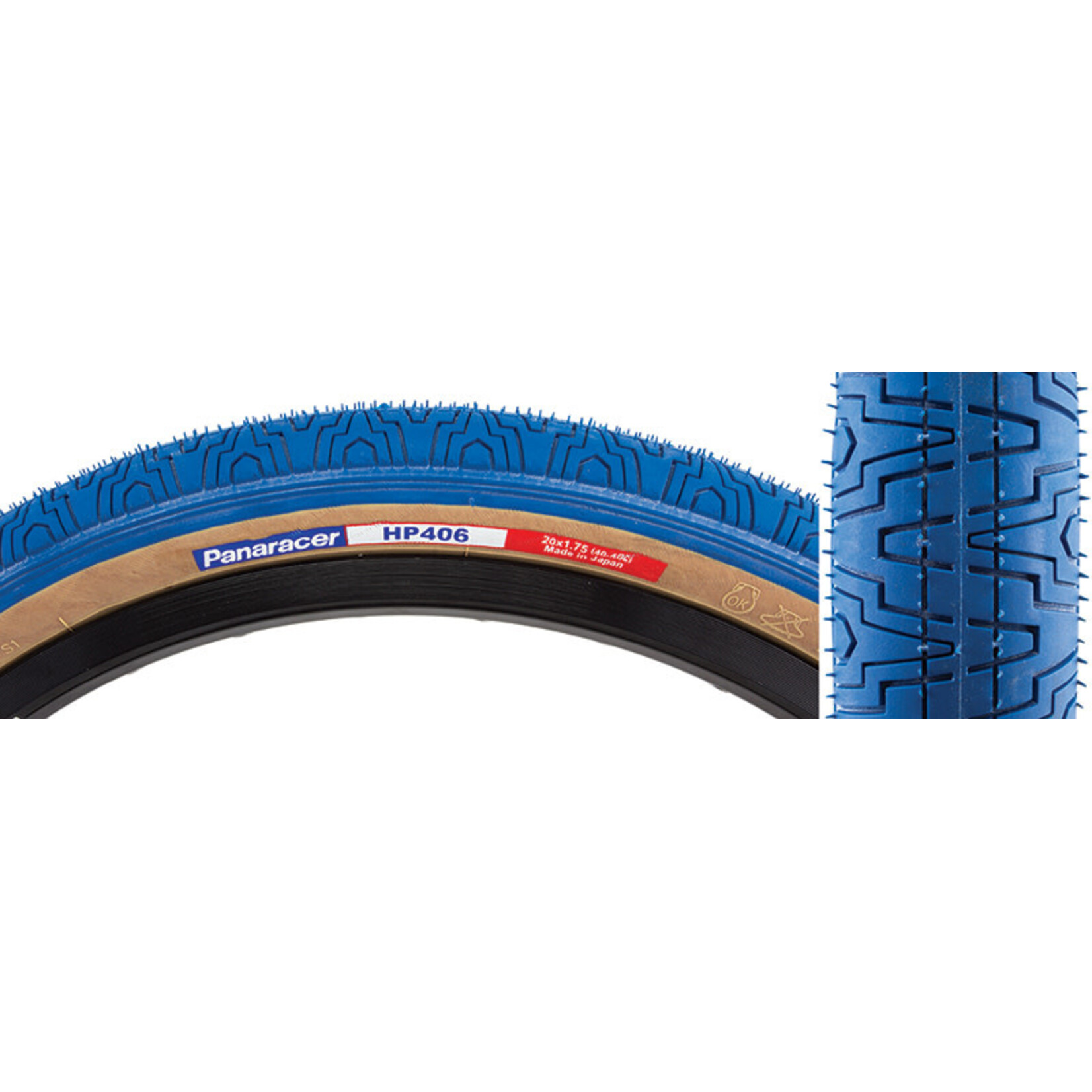 Panaracer 20x1.75 Panaracer Tire HP406 Wire Bead w/Skinwall