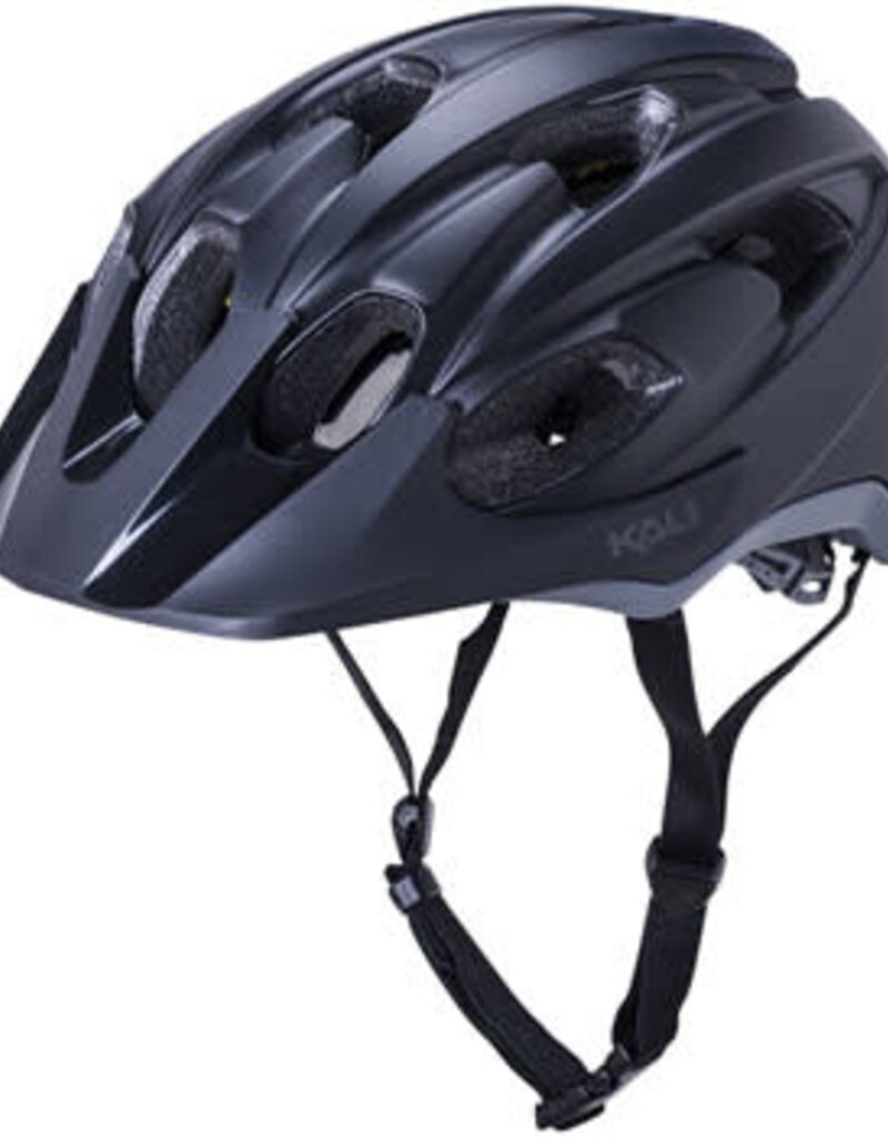 Kali Protectives Kali Protectives Pace Helmet - Solid Matte Black/Gray, Large/XL