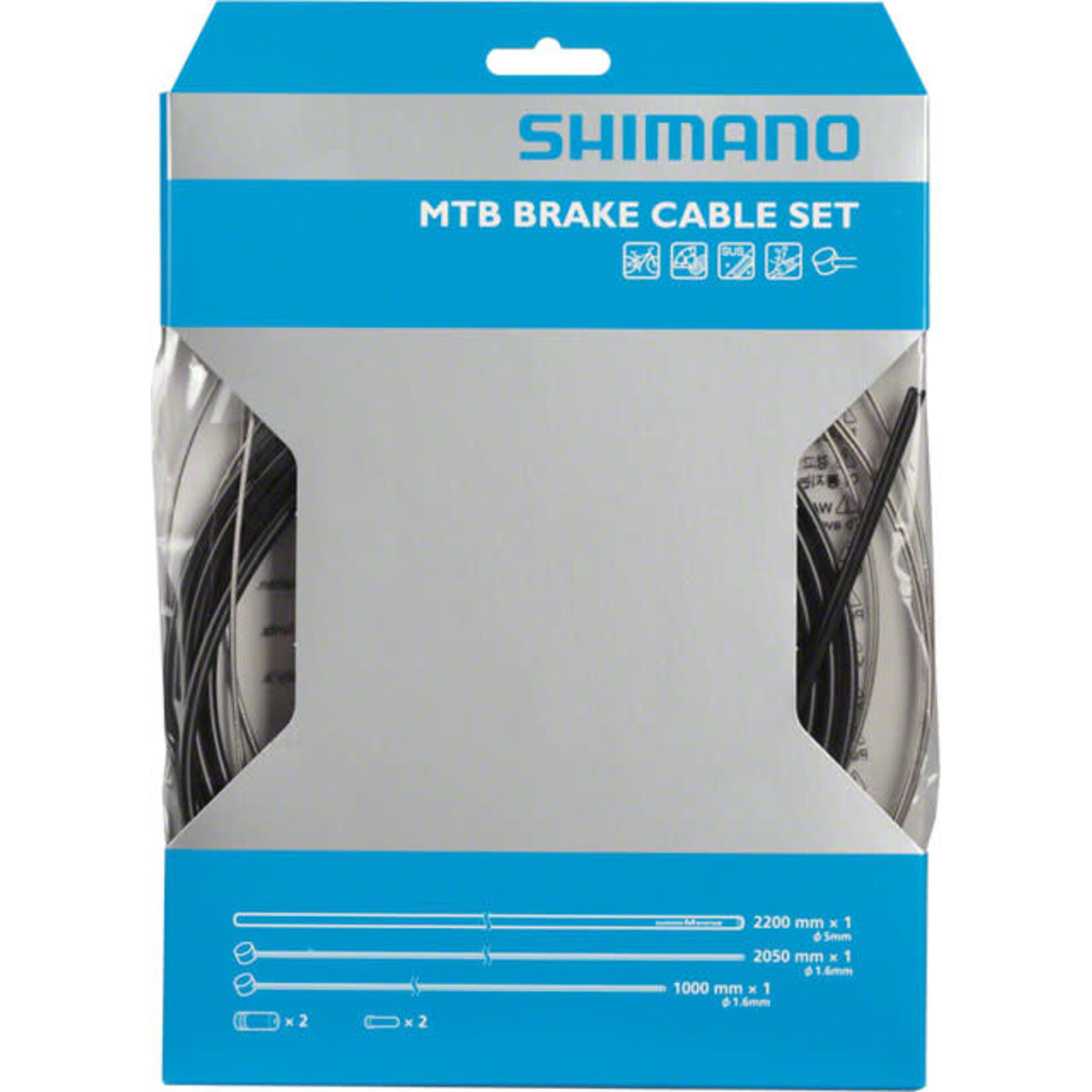 Shimano Shimano Stainless MTB Brake Cable and Housing Set Black