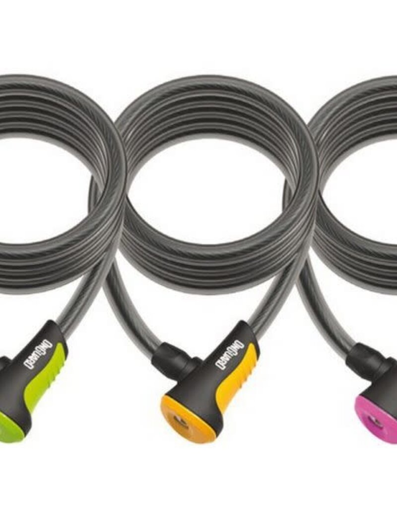 Neon 8157, Coil Cable Lock 6'x10mm w/Bracket