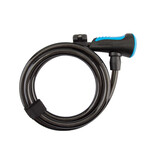 Neon 8157, Coil Cable Lock 6'x10mm w/Bracket