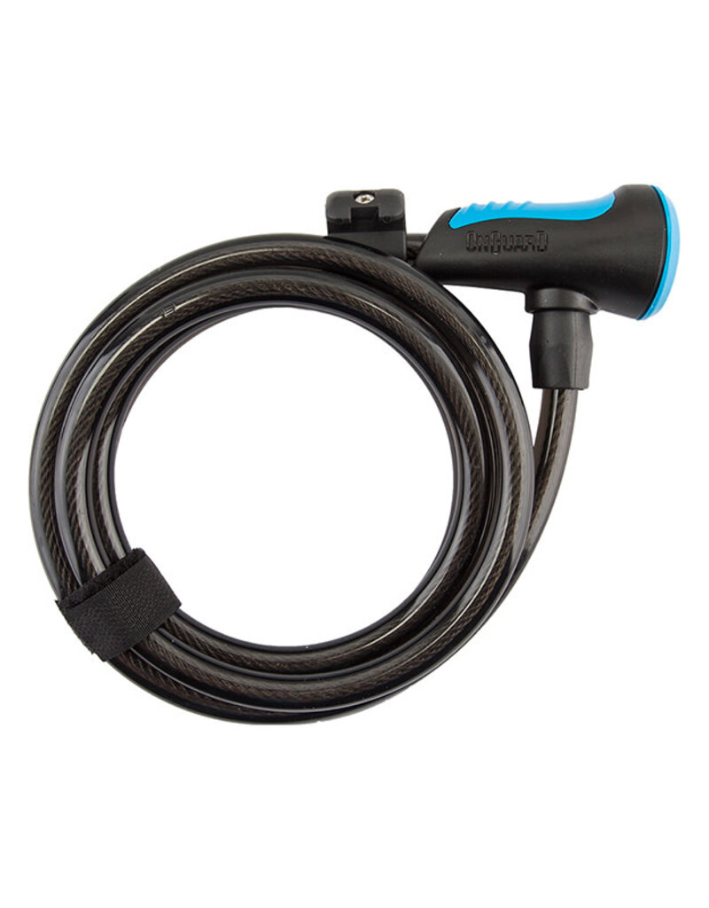 Neon 8157, Coil Cable Lock 6'x10mm w/Bracket