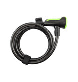 Neon 8157, Coil Cable Lock 6'x10mm w/Bracket