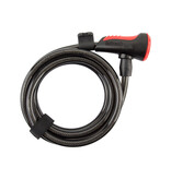 Neon 8157, Coil Cable Lock 6'x10mm w/Bracket