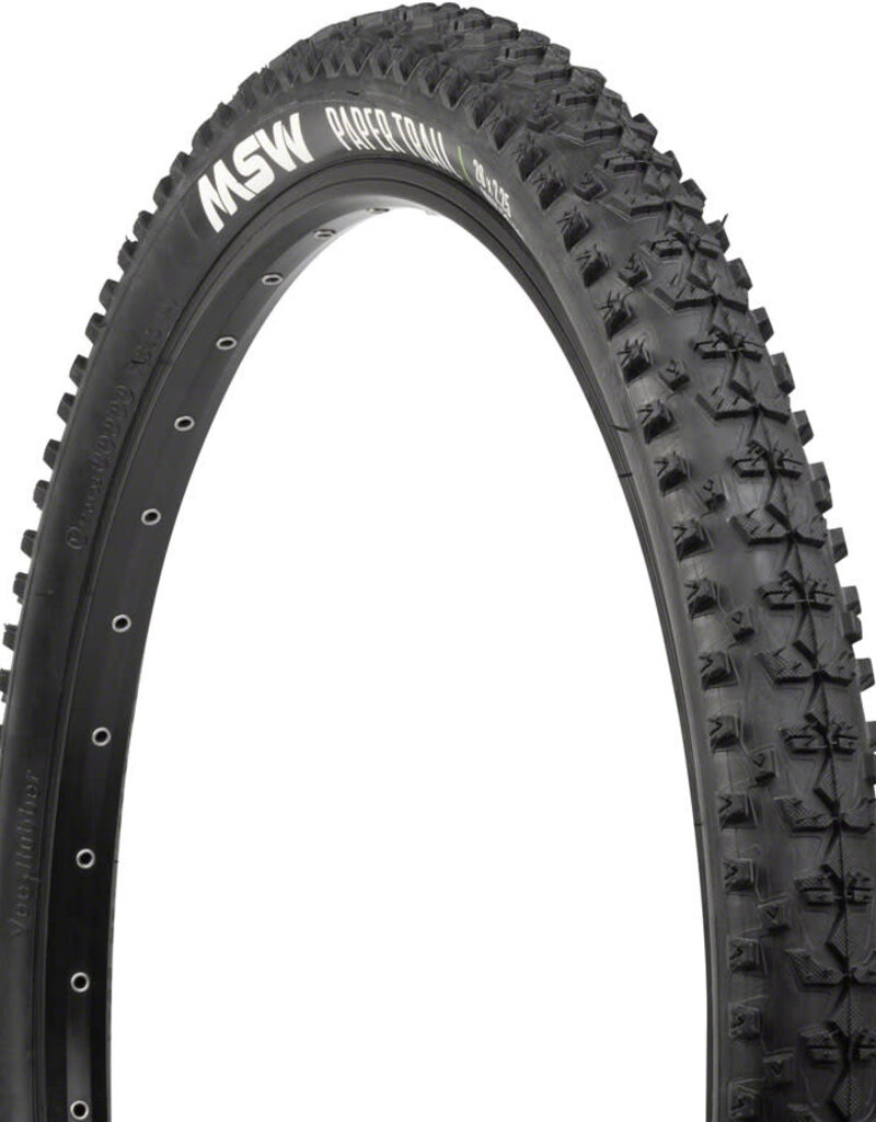 MSW 26x2.25 MSW Paper Trail Tire, Wire bead, Black, 33tpi