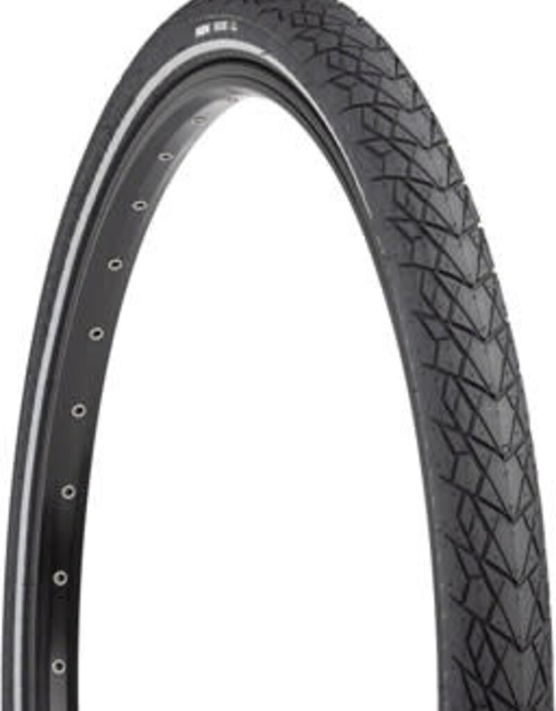 MSW 26x1.75 MSW Tour Guide Tire - Black, Folding Wire Bead, Puncture Protection, Reflective Sidewall, 33tpi
