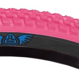 20x2.0 SE Bikes CUB, BMX Tire, Pink w/Blackwall Wire Bead