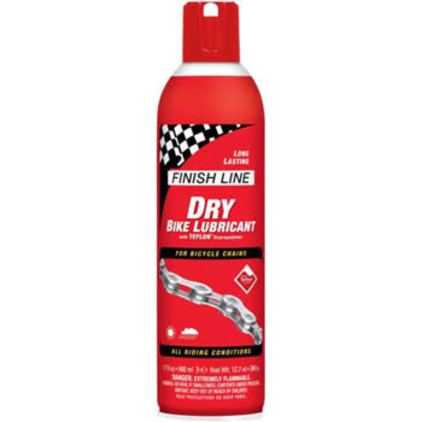 Finish Line Finish Line DRY Bike Chain Lube - 17 fl oz, Aerosol