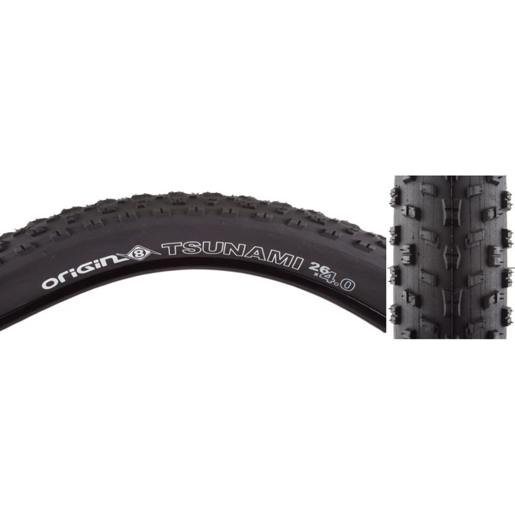 Origin8 26x4 Origin8 TSUNAMI Wire Bead FAT Tire Black