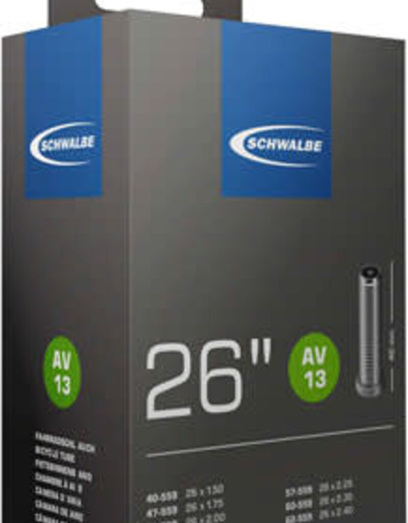 Schwalbe 26x1.5-2.5 Schwalbe Standard Tube, 40mm Schrader Valve