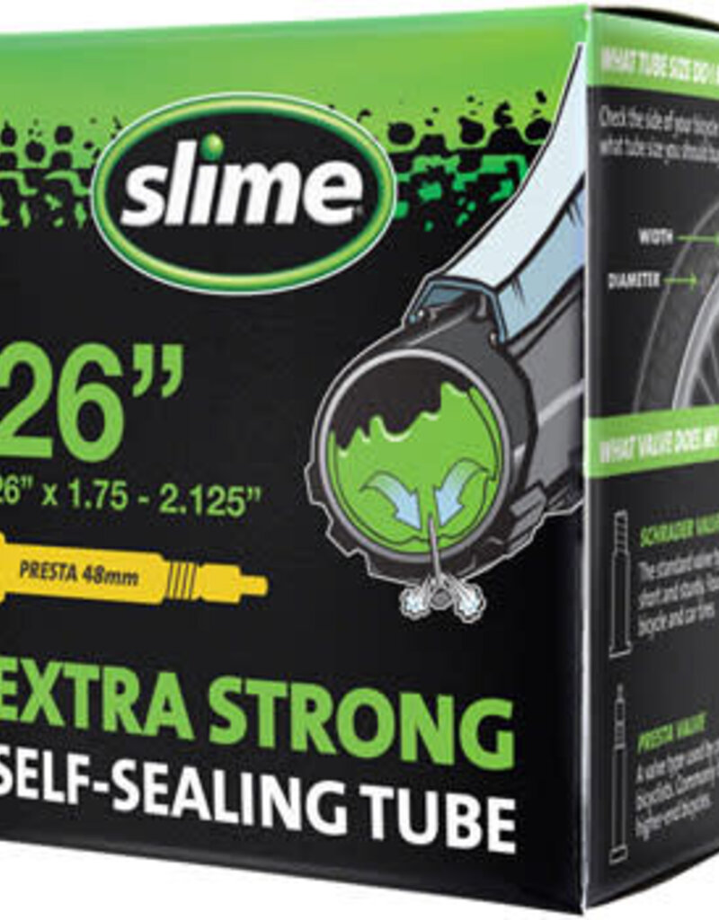 Slime 26x1.75-2.125 Slime Self-Sealing Tube 48mm Presta Valve