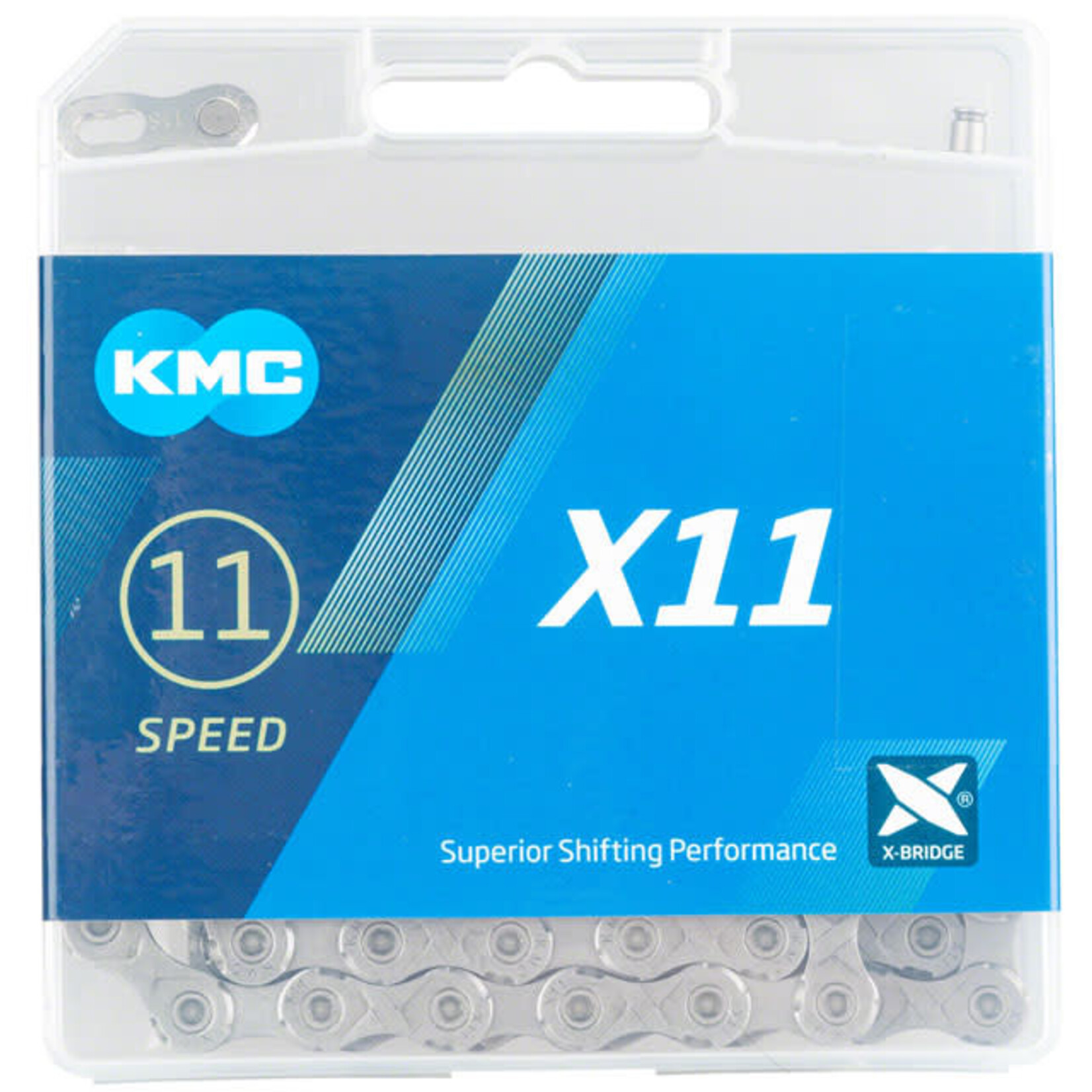 KMC KMC X11 Chain - 11-Speed, 118 Links, Gray