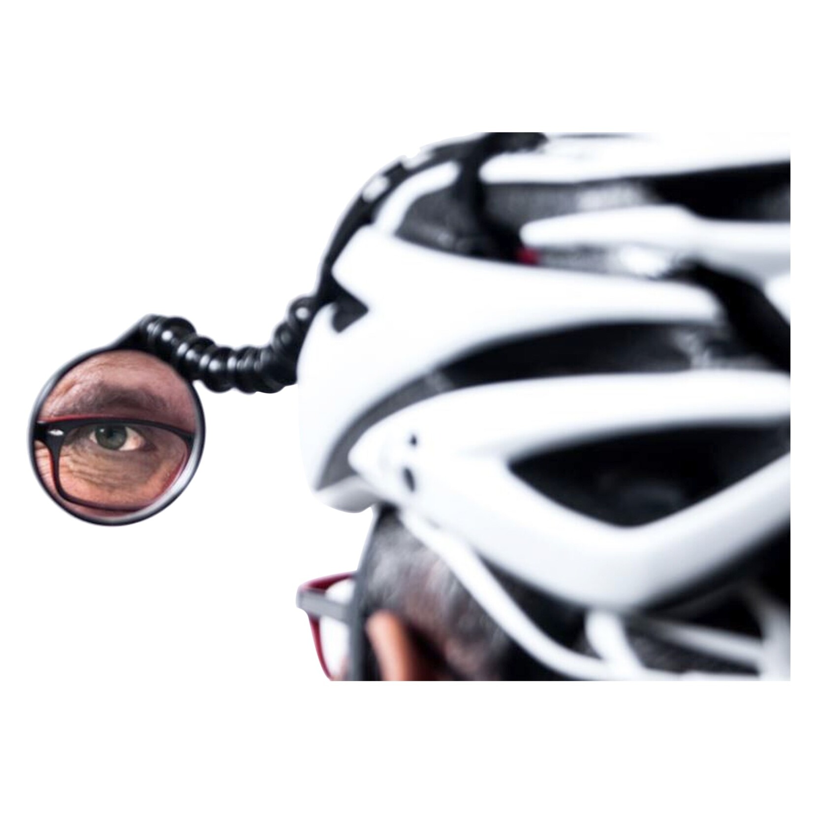 Safe Zone Helmet Mirror, Black