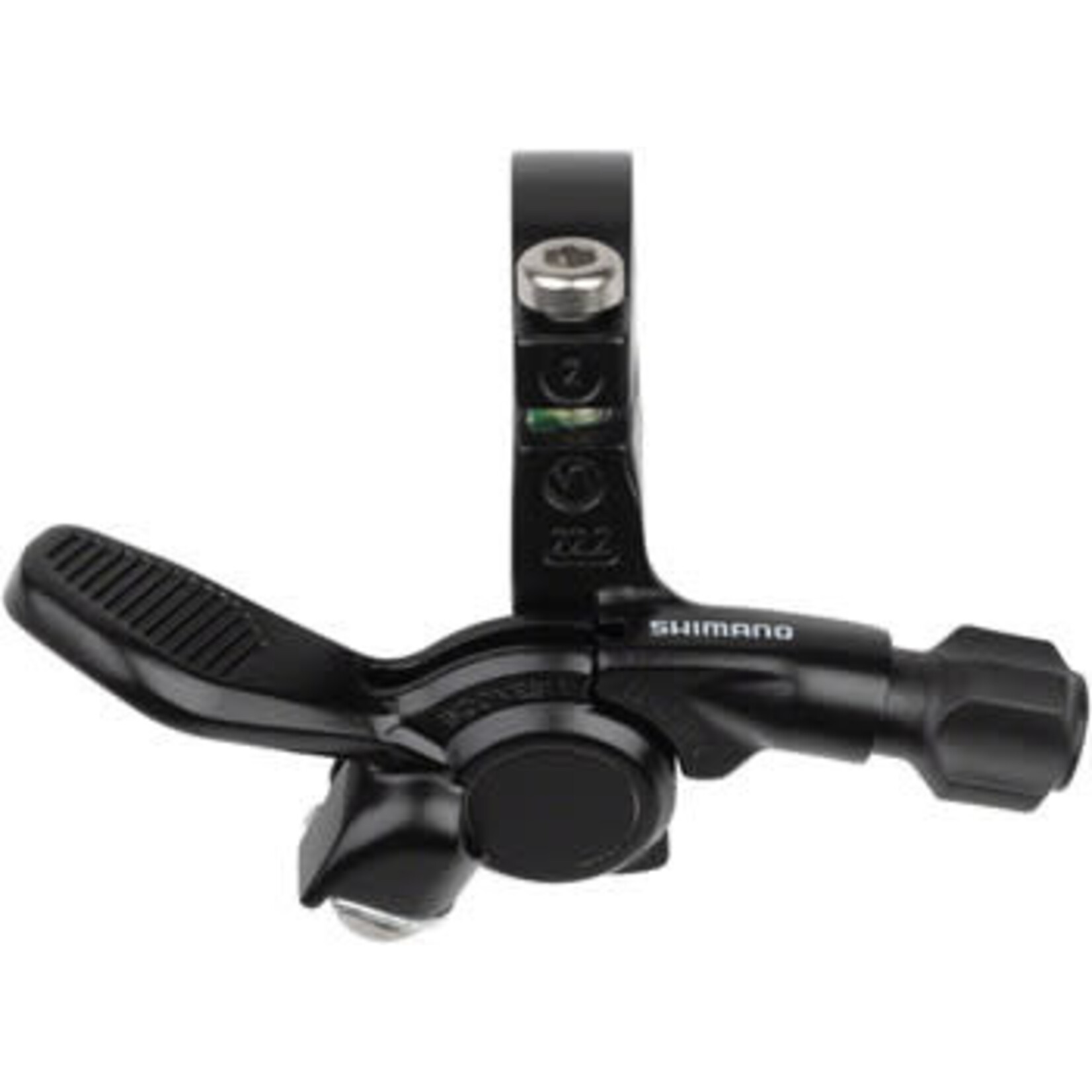 Shimano Shimano SL-MT500-L Dropper Seatpost Remote - Left, Band Clamp Mount, Black