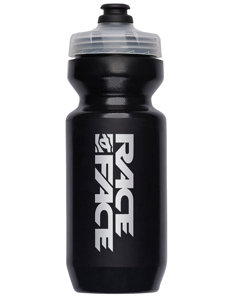 Race Face Classic RaceFace Logo Waterbottle, Black, 22oz NLS