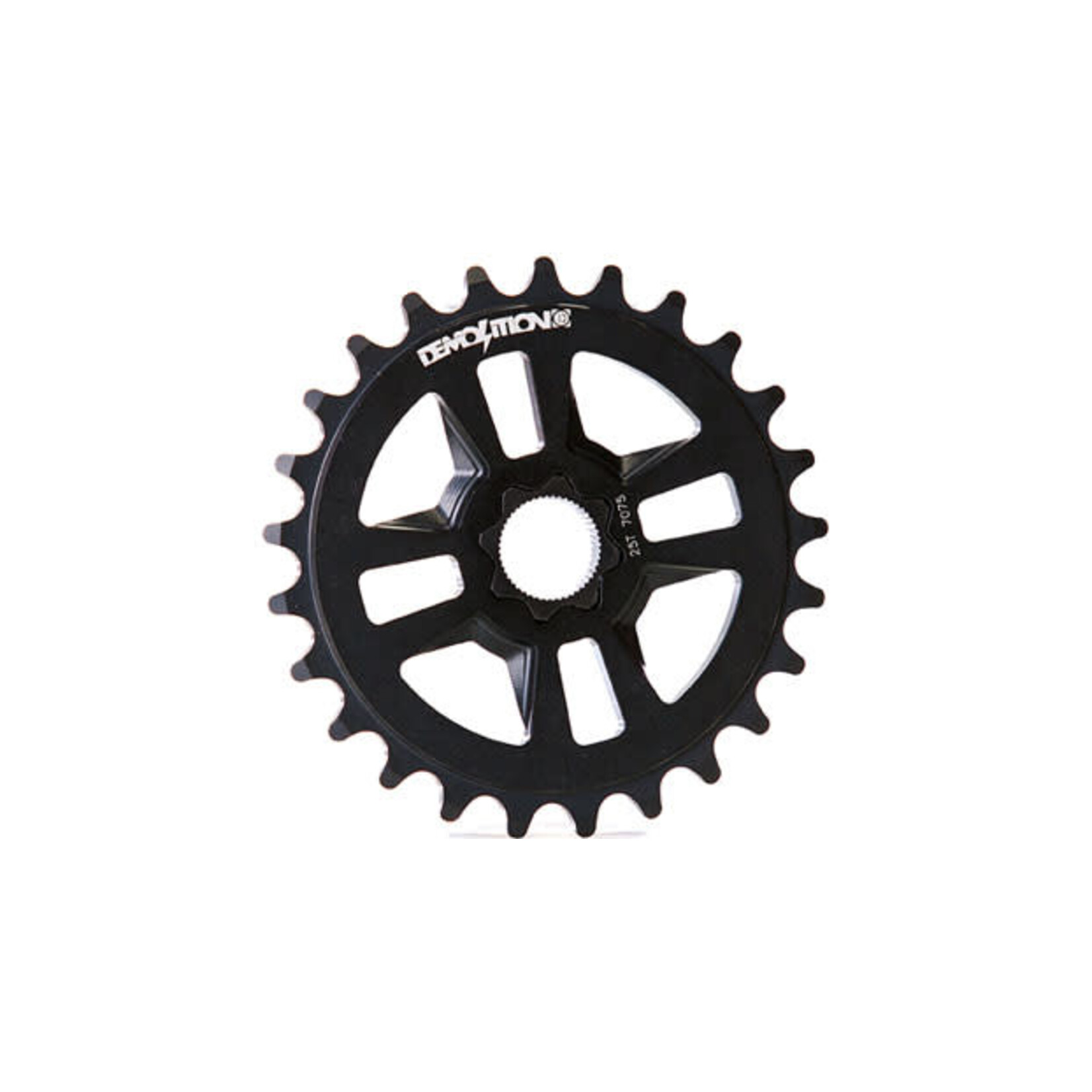 Demolition BMX Demolition Team Sprocket, Bolt-On, Flat Black, 25t