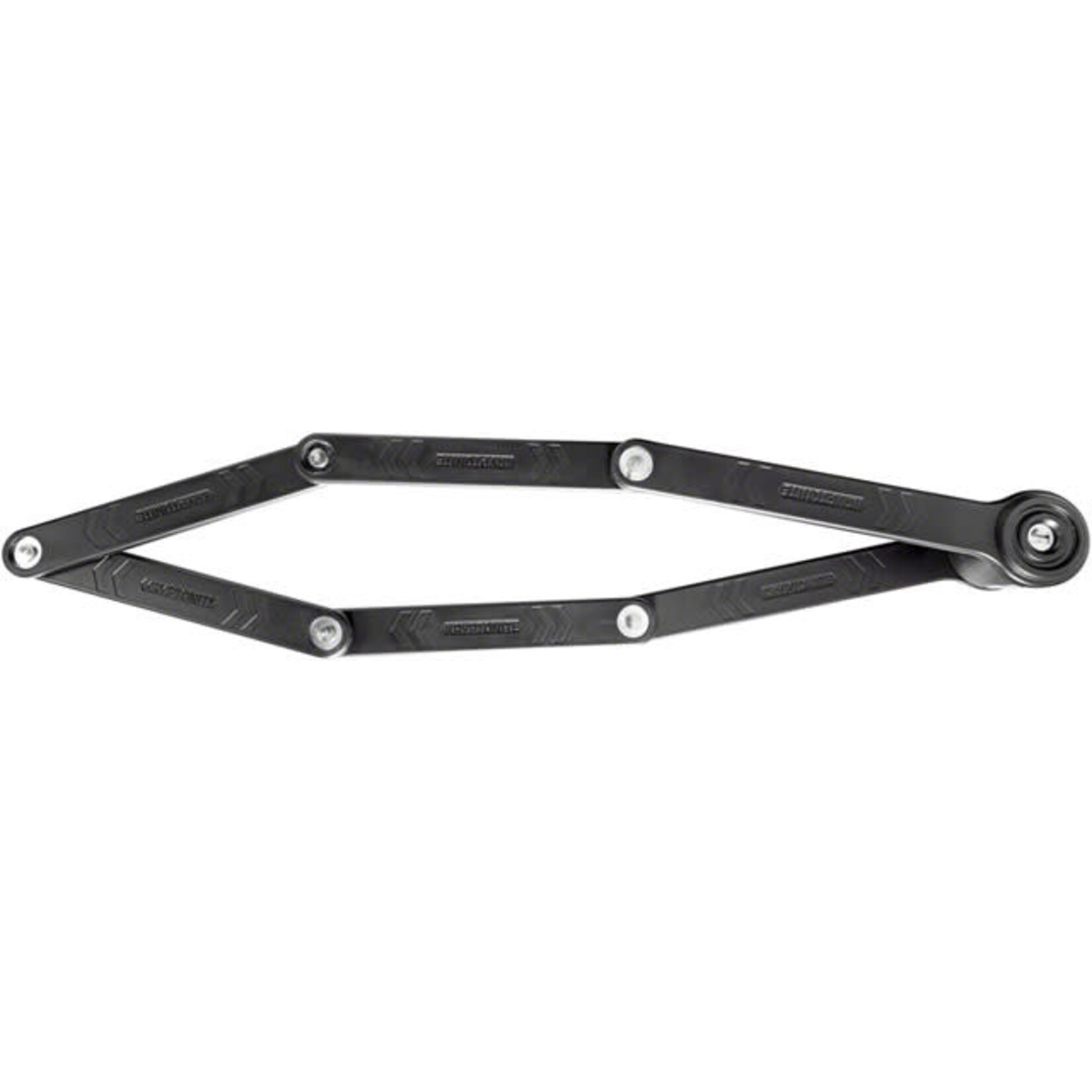 Kryptonite Kryptonite Keeper 510 Folding Lock: Black, 100cm, 3mm
