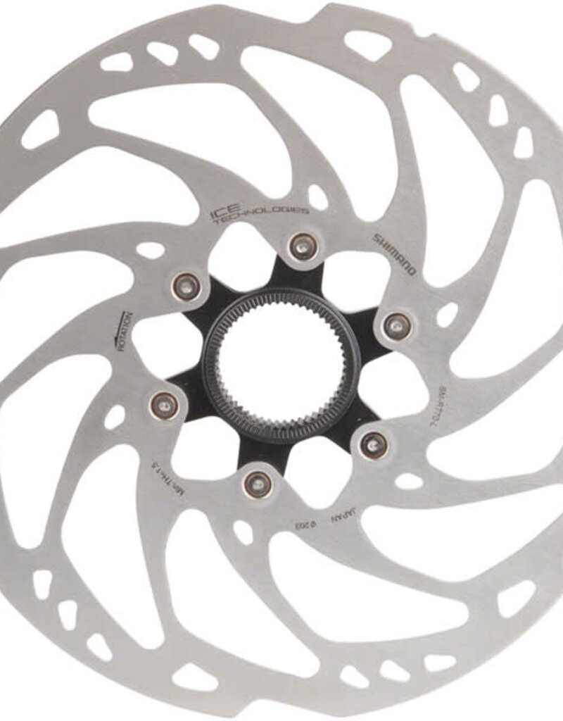 Shimano SLX SM-RT70-L Disc Brake Rotor 203mm, Center Lock, Silver