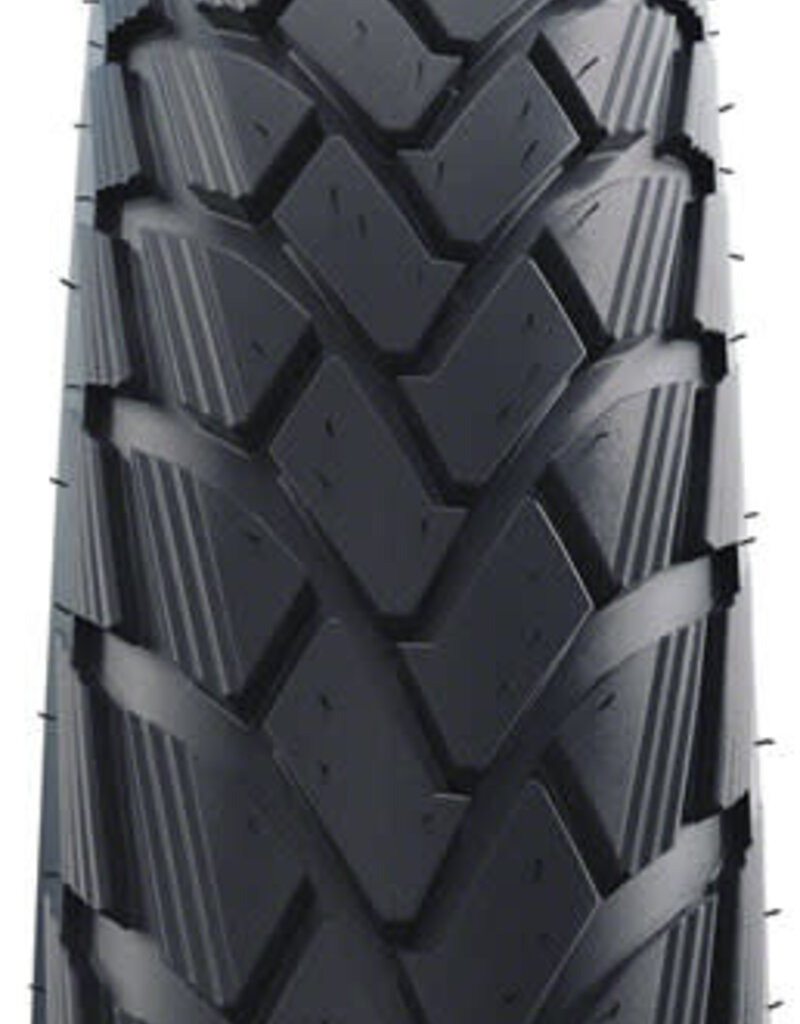 Schwalbe 20x1.75 Schwalbe Green Marathon Tire - Clincher, Wire, Black/Reflective, Performance Line, GreenGuard, TwinSkin, Addix