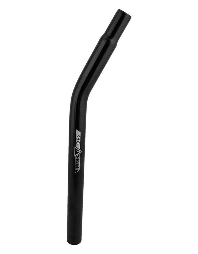 Black Ops Black-Ops, Layback Seatpost, No Support, Chromoly Black 380x25.4mm