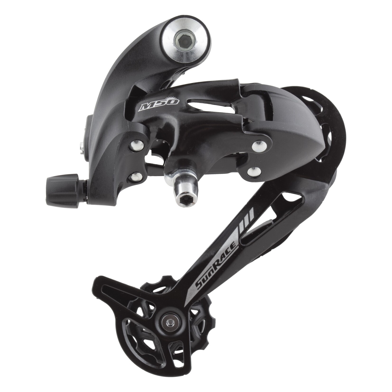 SunRace RDM57 7/8sp Rear Derailleur, Long Cage - Black