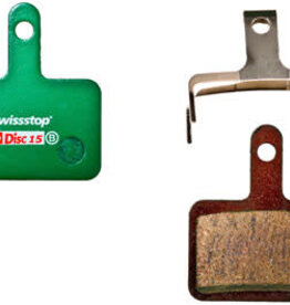 SwissStop Disc Brake Pad Set, Shimano Deore/Alivio/Acera 2-Piston Calipers, Disc 15, Q#22