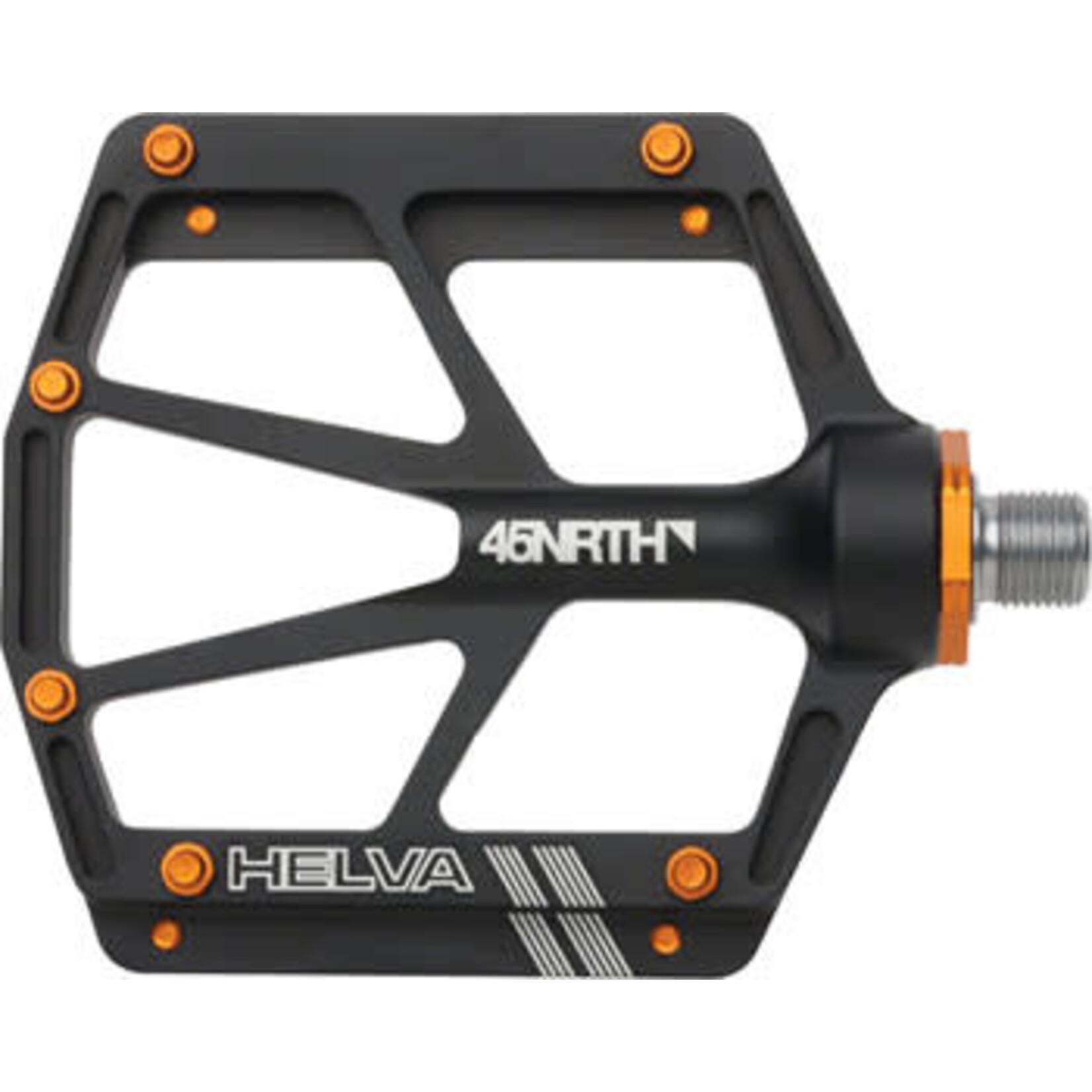 45NRTH 45NRTH Helva Pedals - Platform, Aluminum, 9/16", Black