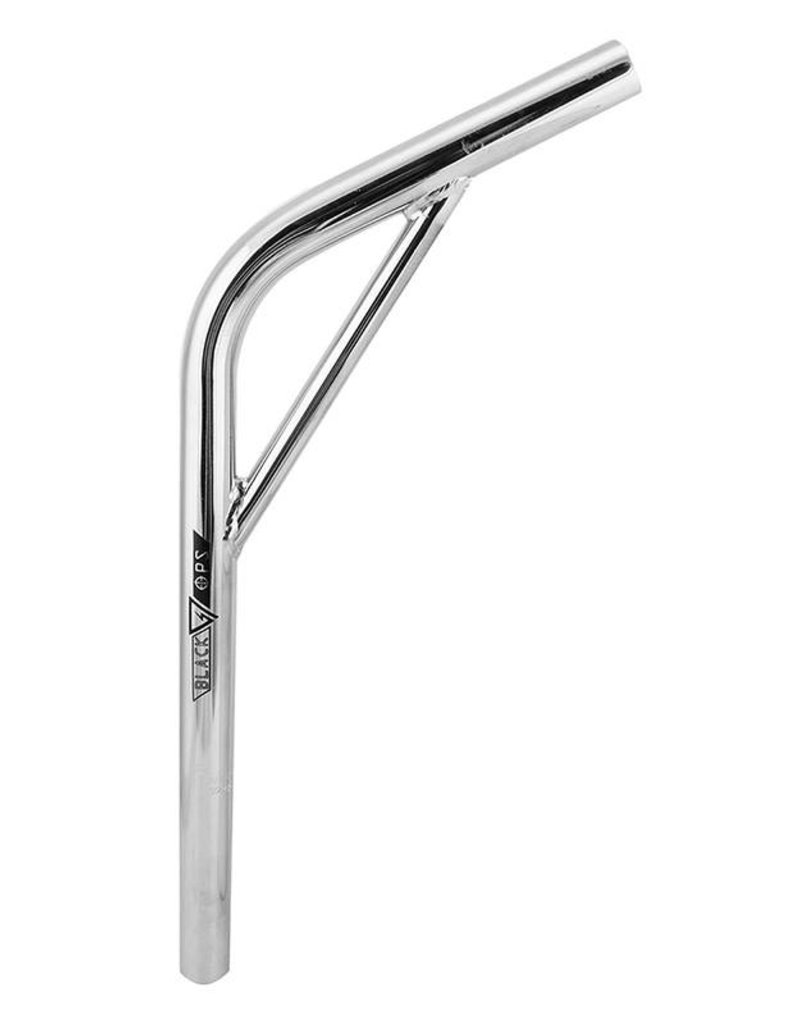 Black Ops Black-Ops Layback Seatpost w/Support Chrome