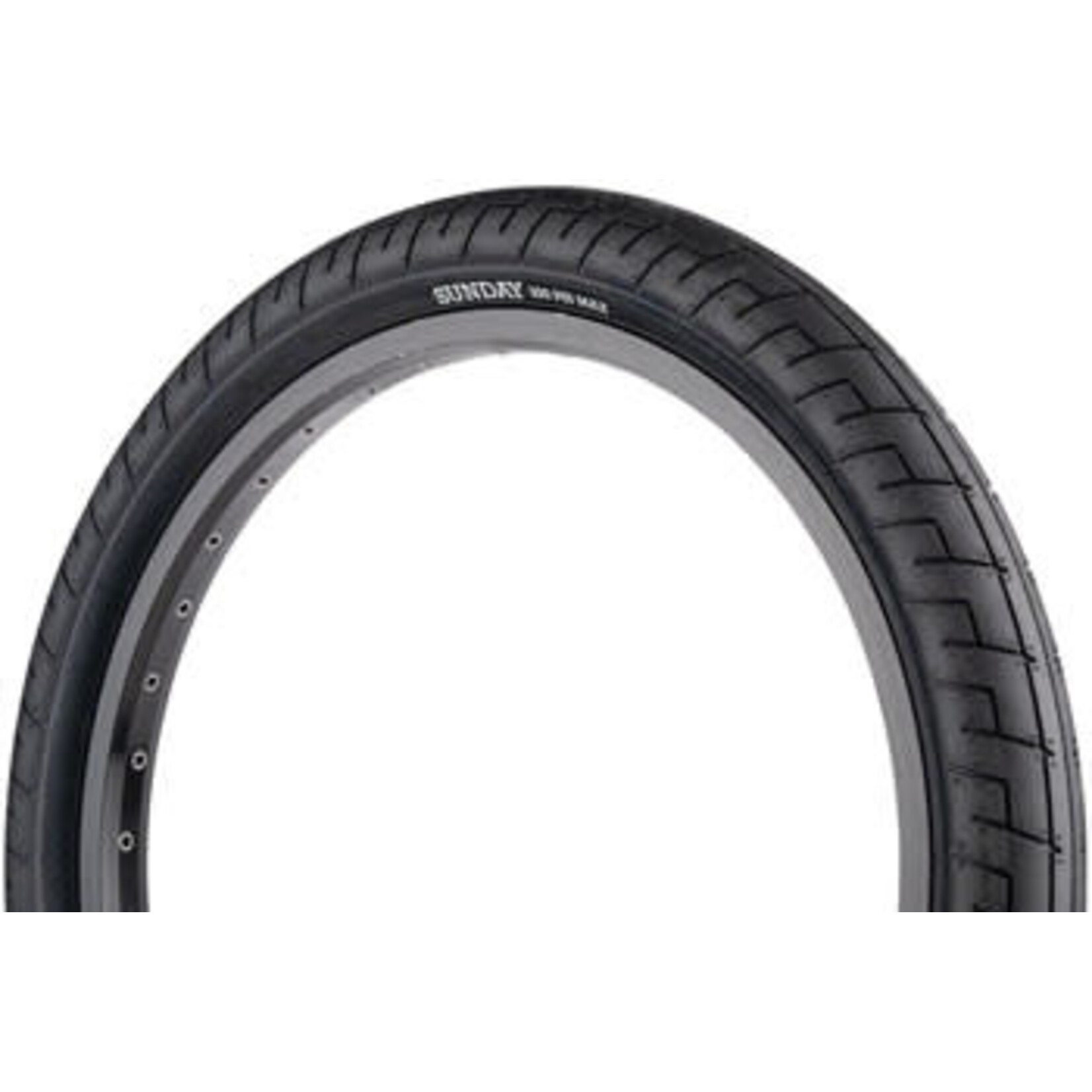 Sunday 20x2.4 Sunday Street Sweeper Tire - Clincher, Wire, Black/Black