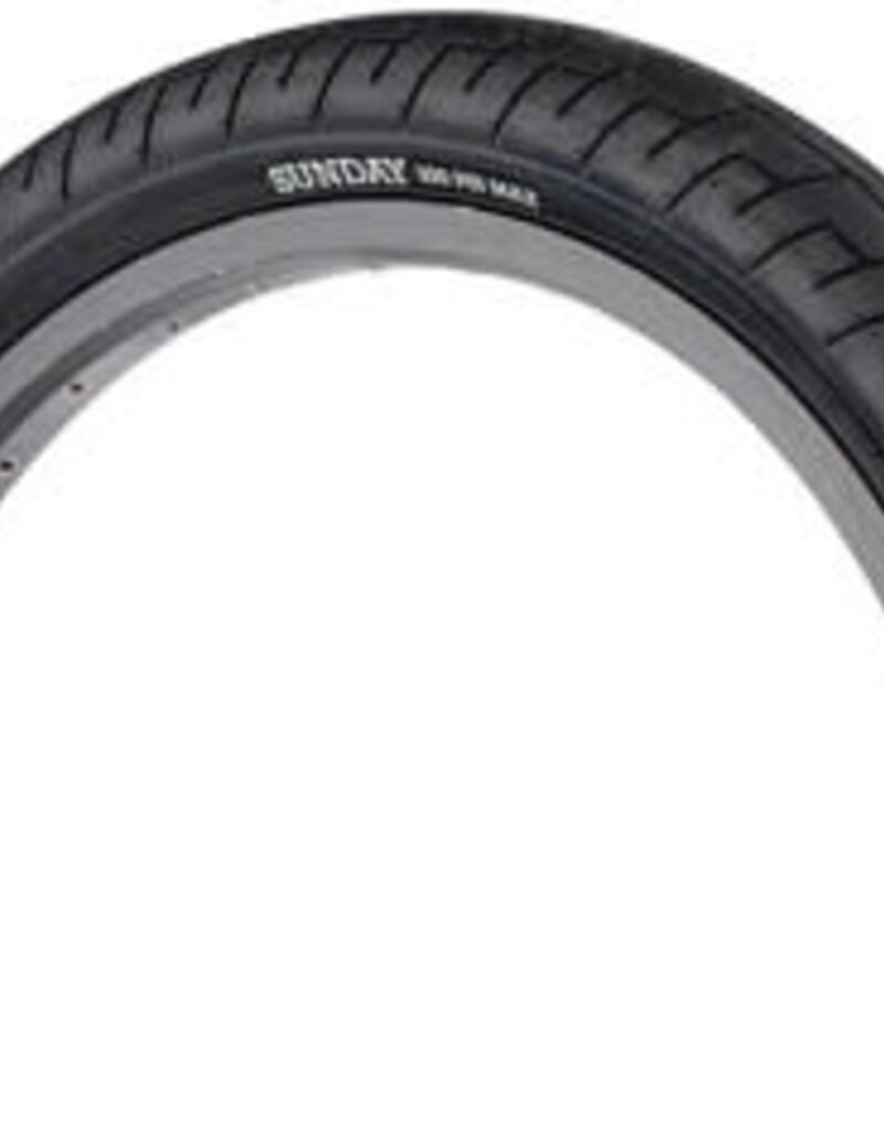 Sunday 20x2.4 Sunday Street Sweeper Tire - Clincher, Wire, Black/Black