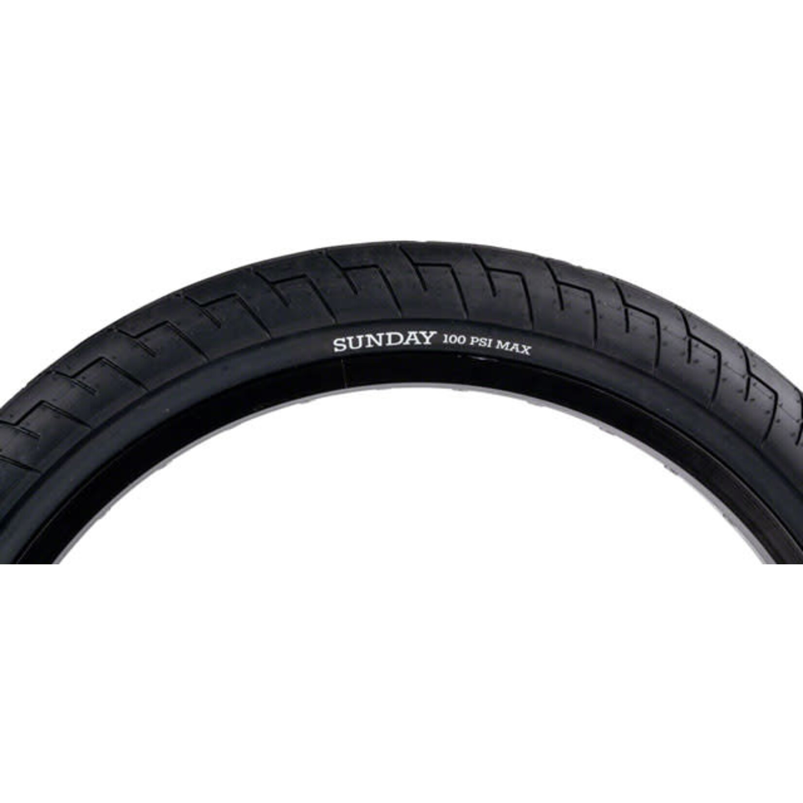 Sunday 20x2.4 Sunday Street Sweeper Tire - Clincher, Wire, Black/Black