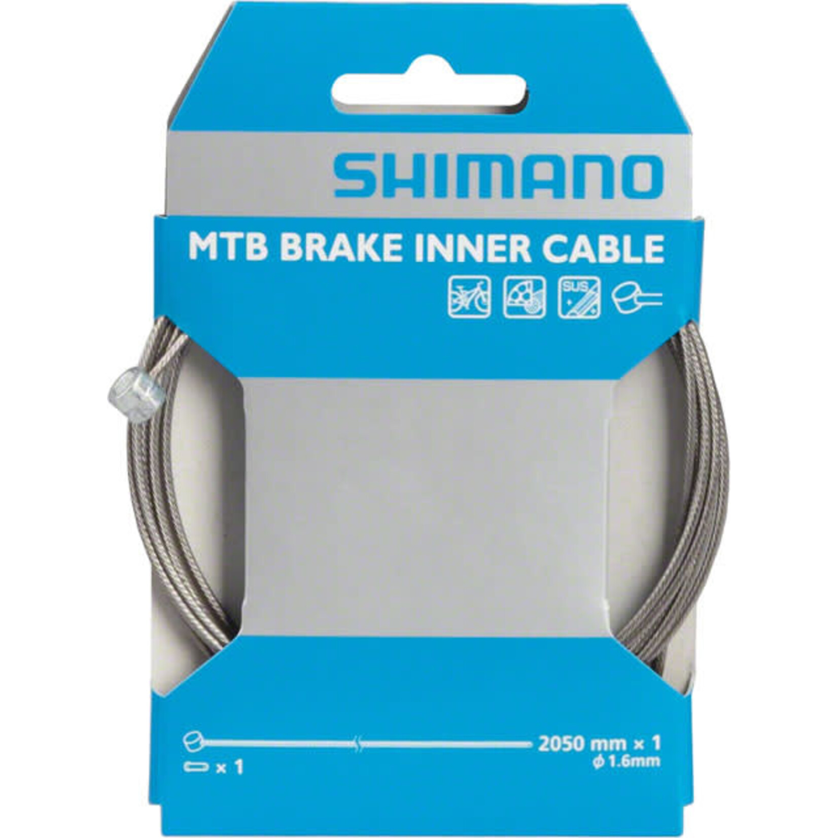 Shimano Shimano Stainless Mountain Brake Cable 1.6 x 2050mm