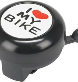 Dimension "I Heart My Bike" Black Bell