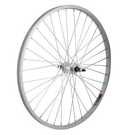 26x1.5 (559x19) Rear Wheel, Alloy, 36h, Freewheel 5/6/7sp, Silver 135mm