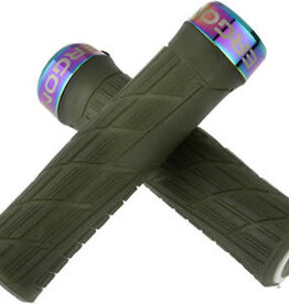 Ergon Ergon GE1 Evo Factory Grips - Frozen Moss/Oil Slick, Lock-On