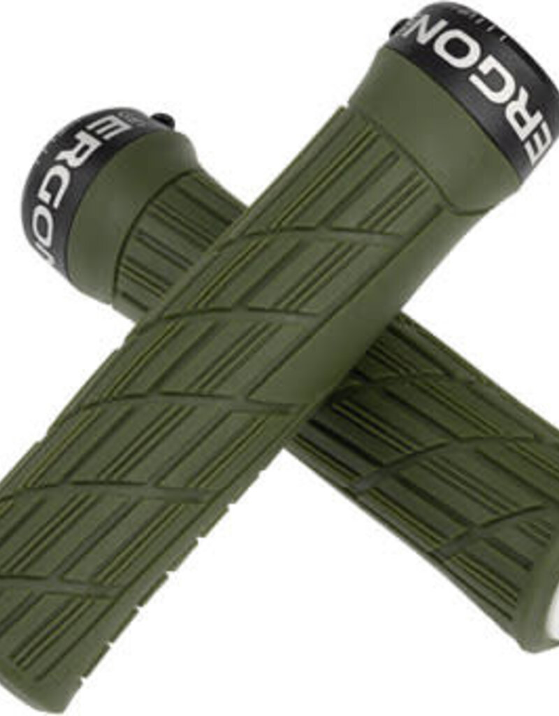 Ergon Ergon GE1 Evo Grips - Deep Moss, Lock-On